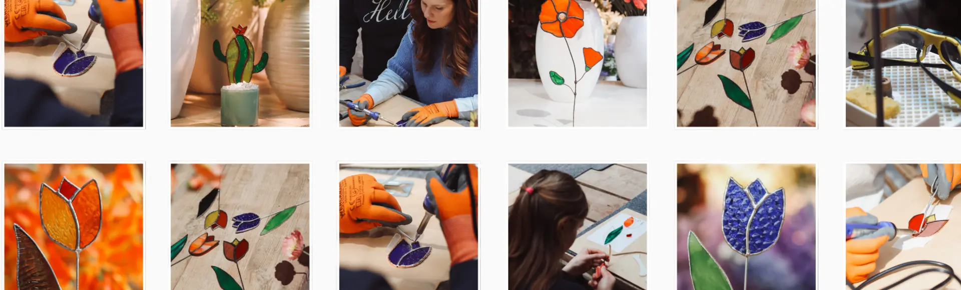 Workshop Cactus glas of tulp glas Workshop glas zondag 5 Juli