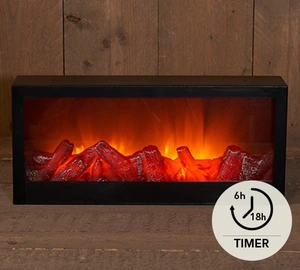 B.O.T. HAARD ZWART 45X20X10CM 3XC MET 6/18U TIMER