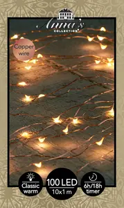 B.O.T. LED CASCADE COPPER WIRE 100L/10X1M 6/18H TIMER LED CL