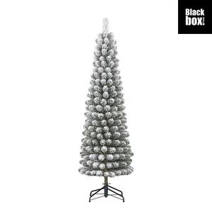 Charlton Pilar kerstboom groen frosted TIPS 409 - h230xd58cm