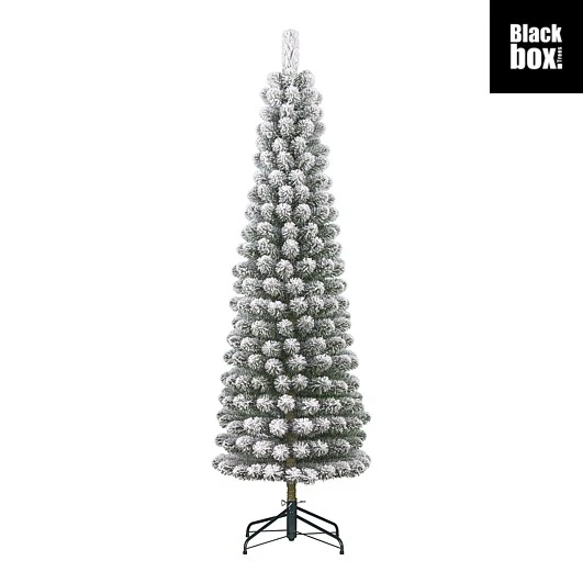 Charlton Pilar kerstboom groen frosted TIPS 498 - h260xd63cm