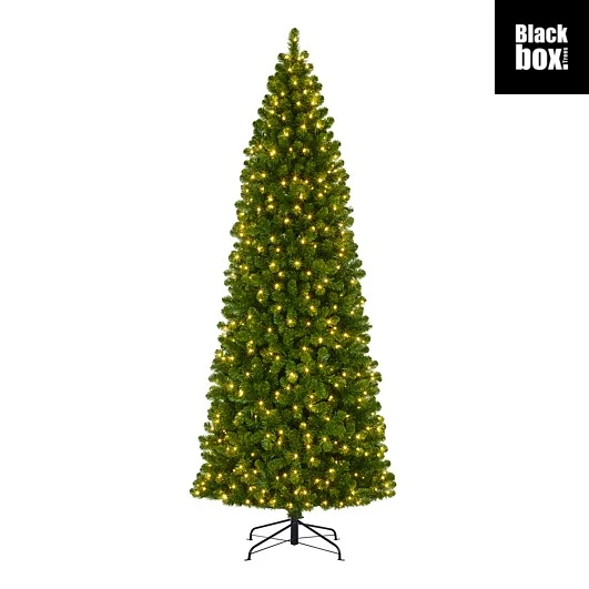 Charlton Slim kerstboom outdoor groen warm wit 580L 1704 TIPS en timer - h305xd114cm