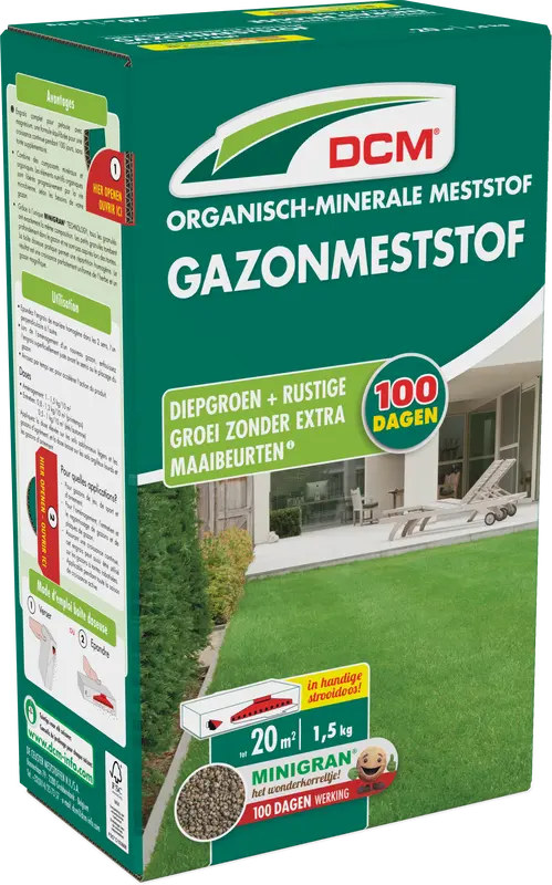 DCM Gazonmeststof 1,5 kg