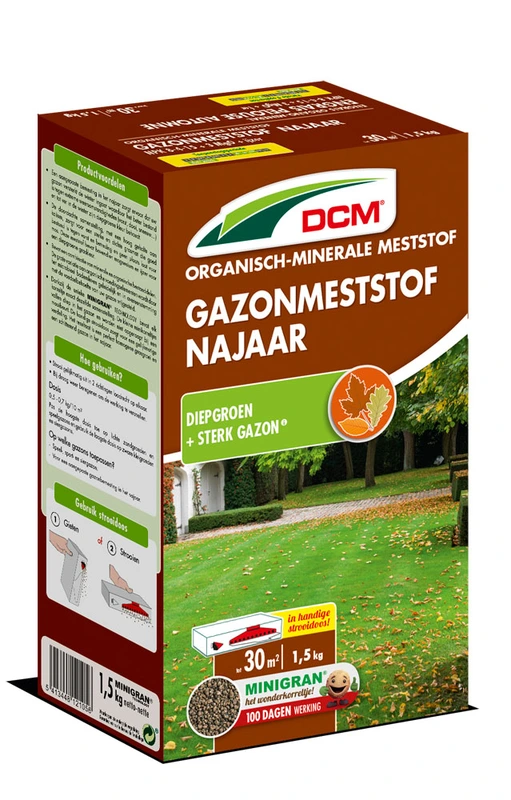 DCM Gazonmeststof Najaar 1,5 kg