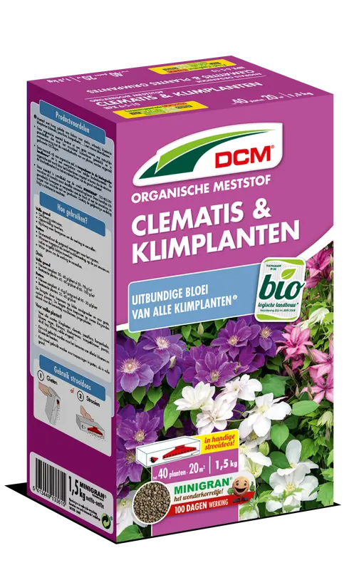 DCM Meststof Clematis & Klimplanten 1,5 kg