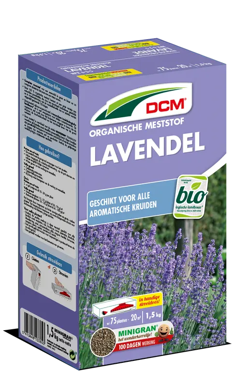DCM Meststof Lavendel 1,5 kg