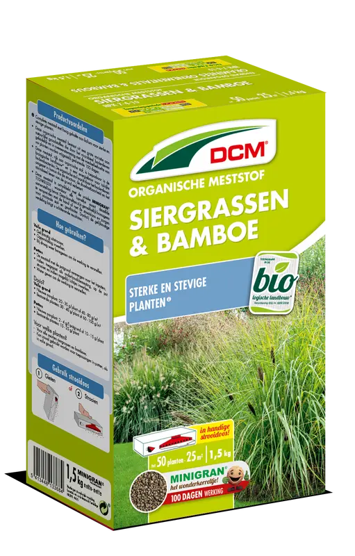 DCM Meststof Siergrassen & Bamboe 1,5 kg