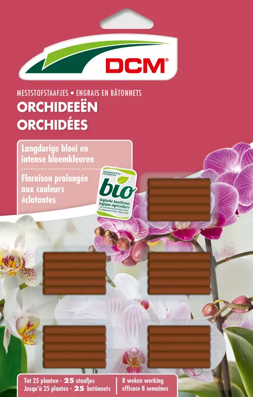 DCM Meststofstaafjes Orchideeën 25 staafjes