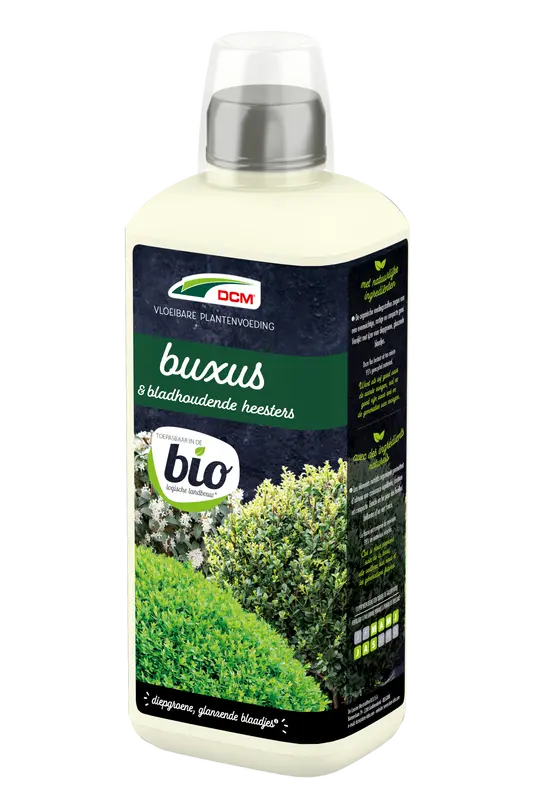 DCM Vloeibare Meststof Buxus & Bladhoudende heesters 0,8 L