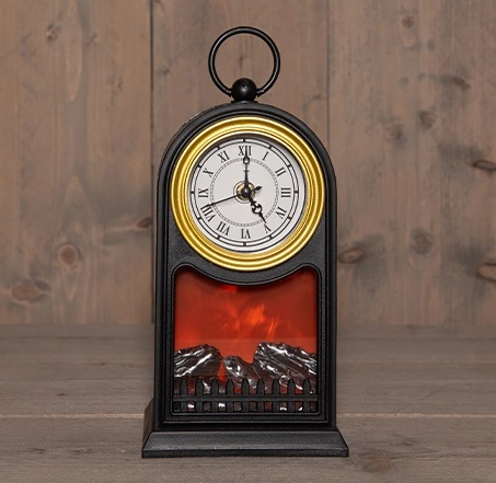 HAARD MET KLOK 2XC BATTERIJ MET 6/18U TIMER  14,5X12X27CM ZWART