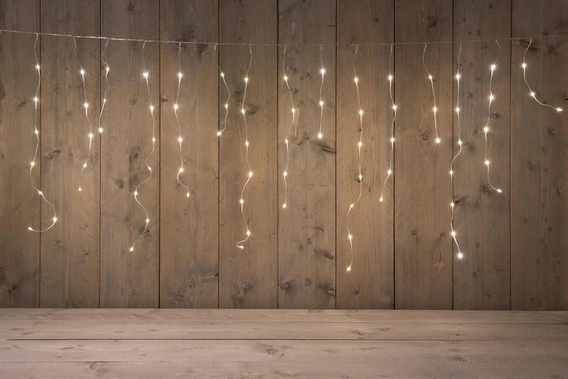 Ijspegel draadverlichting led warm wit 180 lamps