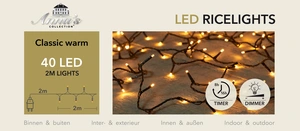 Ledverlichting 40L/2M CLASSIC - 2MTR LEAD CABLE BLACK