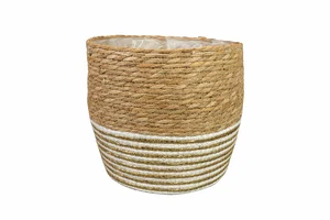 Mand dorien d32h26cm goud naturel - afbeelding 1