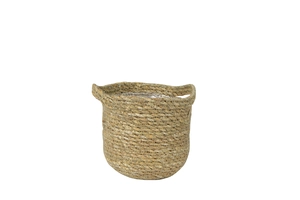 Mand nelis zeegras d13h12cm naturel - afbeelding 1
