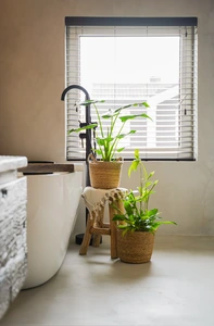 Mand nelis zeegras d16h16cm naturel - afbeelding 2