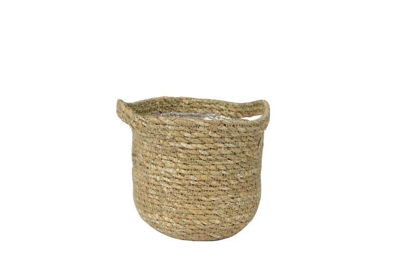 Mand nelis zeegras d16h16cm naturel - afbeelding 1