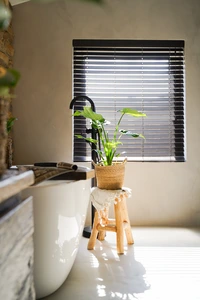 Mand nelis zeegras d23h20cm naturel - afbeelding 2