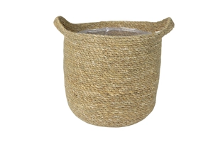 Mand nelis zeegras d23h20cm naturel - afbeelding 1