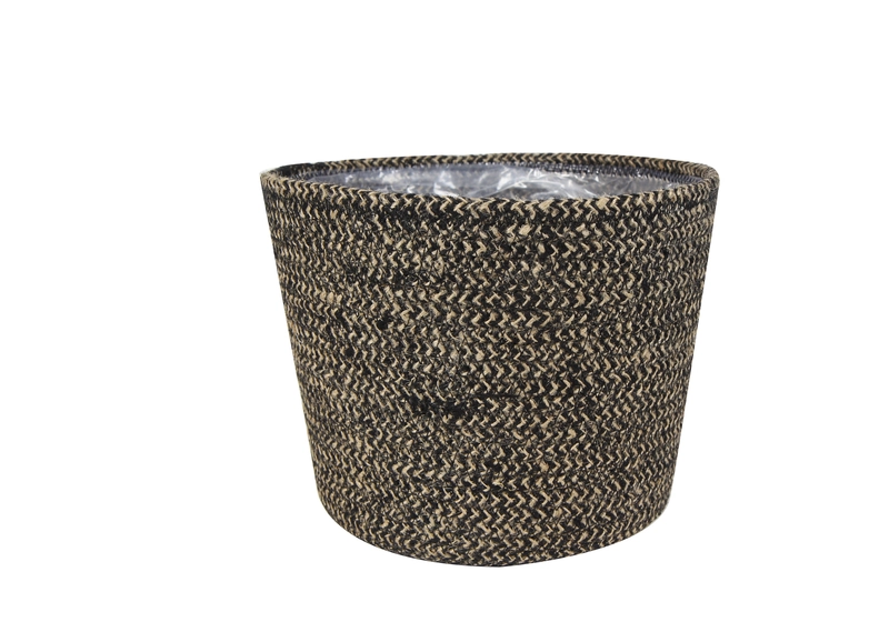 Mand selin d18h16cm zwart