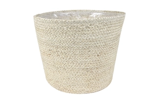 Mand selin d26h23cm jute