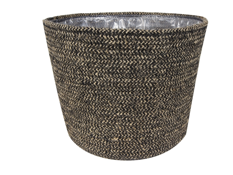 Mand selin d30h26cm zwart