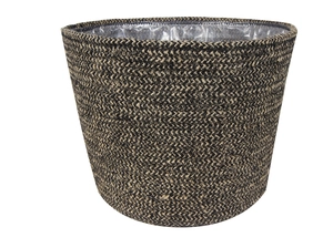 Mand selin d30h26cm zwart