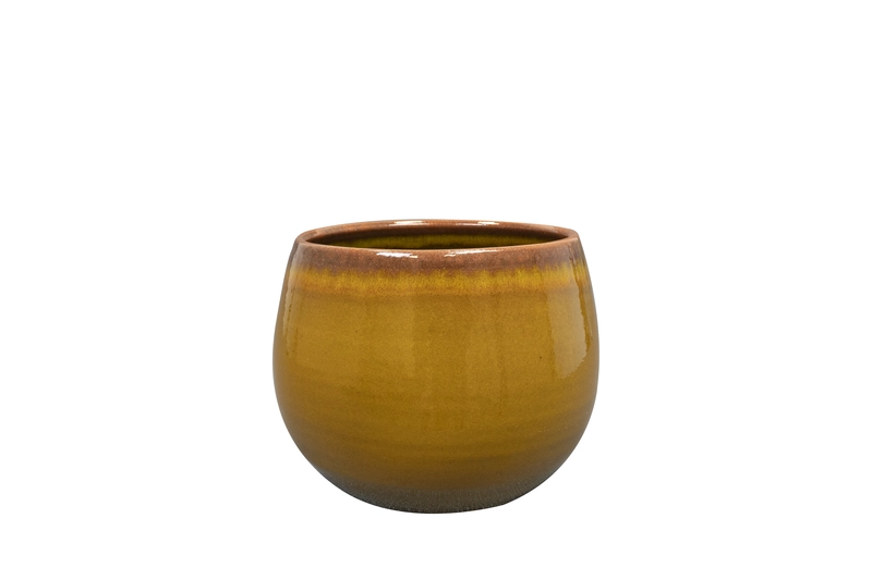 Pot charlotte d19h16cm oker