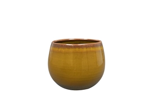 Pot charlotte d19h16cm oker