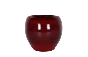 Pot Cresta donkerrood D28 H25