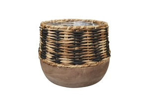 Pot diede d21h17cm zwart