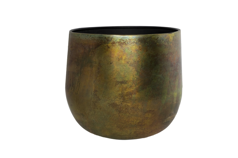 Pot elisa d39h33cm vintage groen - afbeelding 1