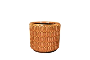 Pot floor oranje d14h12cm - afbeelding 1