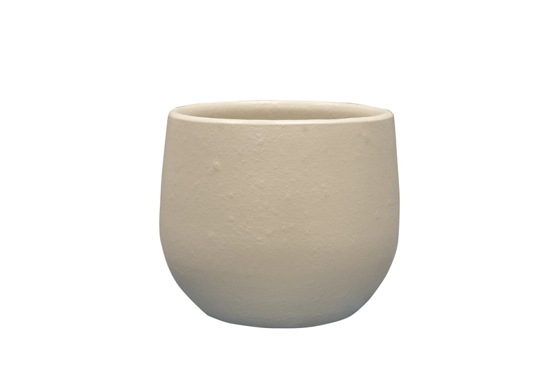 Pot isabel warm grey d16h13cm - afbeelding 1