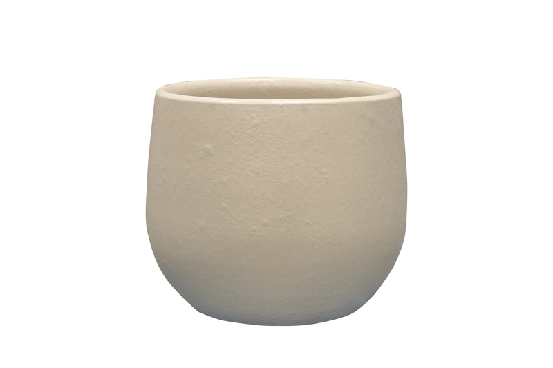 Pot isabel warm grey d19h17cm - afbeelding 1