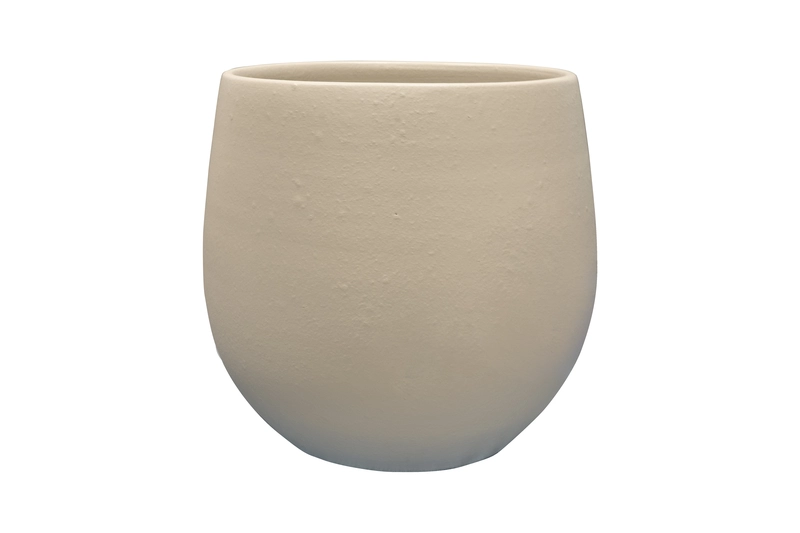 Pot isabel warm grey d22h19cm - afbeelding 1