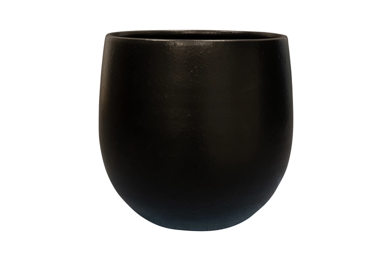 Pot isabel zwart d22h19cm - afbeelding 1