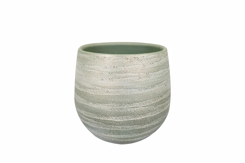 Pot joyce d22h20cm shiny olive - afbeelding 1