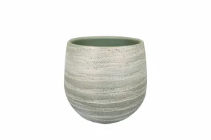 Pot joyce d22h20cm shiny olive - afbeelding 1