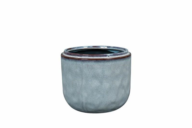 Pot mabel d15h13cm ijsblauw - afbeelding 1