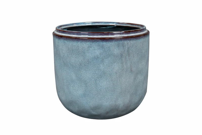 Pot mabel d23h20cm ijsblauw - afbeelding 1