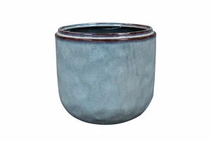 Pot mabel d23h20cm ijsblauw - afbeelding 1