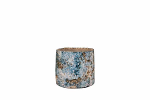 Pot masha d12h10cm kobalt - afbeelding 1