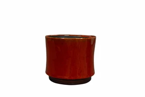 Pot nolan d17h15cm rood - afbeelding 1