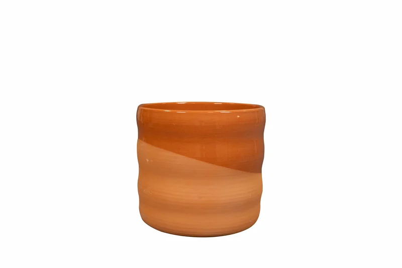 Pot odin  d12h12cm rood/terra - afbeelding 1