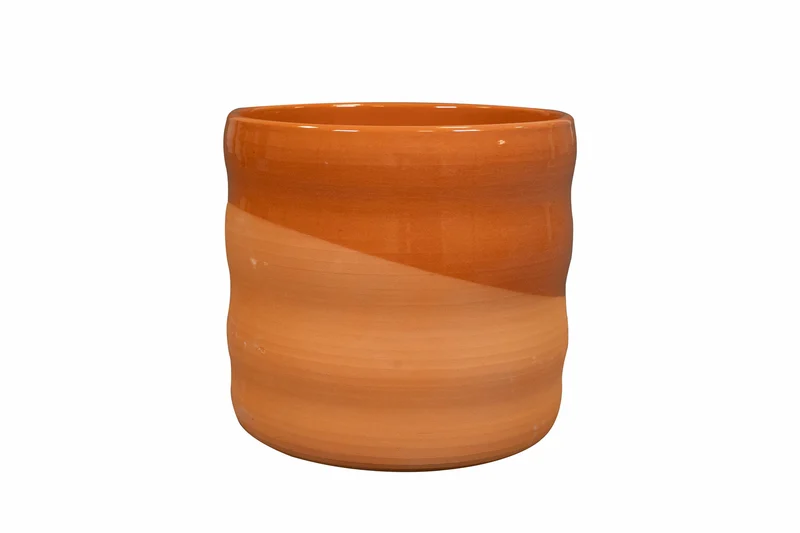 Pot odin d18h16cm rood/terra - afbeelding 1