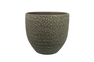 Pot rinca d29h26cm shiny groen - afbeelding 1