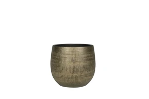 Pot ryan d22h20cm shiny goud - afbeelding 1