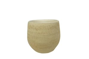 Pot ryan d22h20cm shiny sand - afbeelding 1
