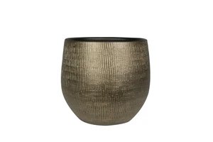 Pot ryan d31h28cm shiny goud - afbeelding 1
