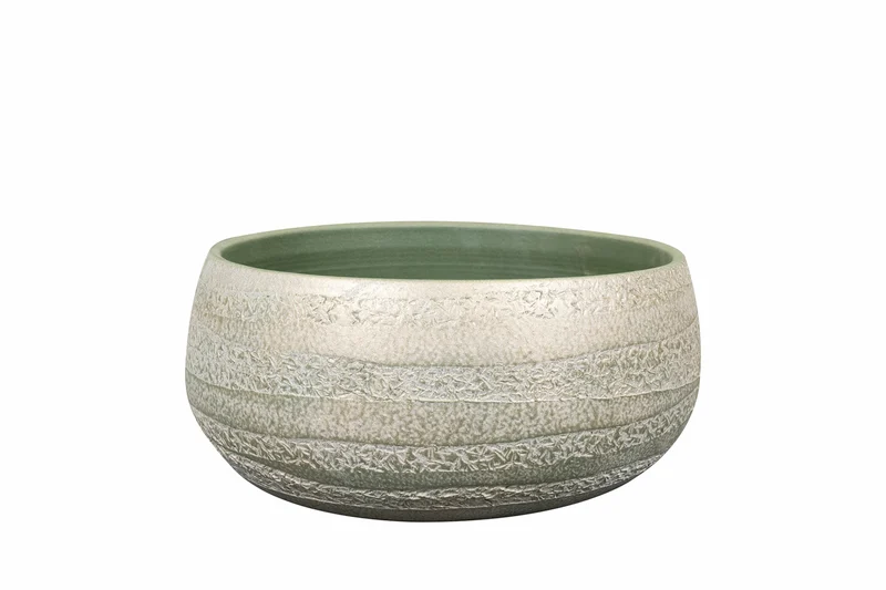 Schaal joyce d28h13cm shiny olive